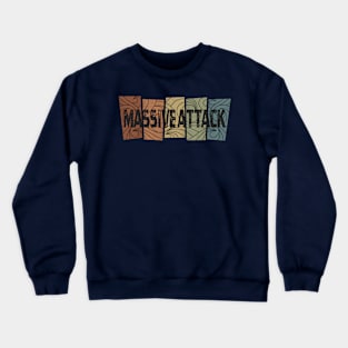 Massive Attack - Retro Pattern Crewneck Sweatshirt